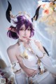 阿包也是兔娘 Cosplay 碧蓝幻想古蕾娅 龙娘